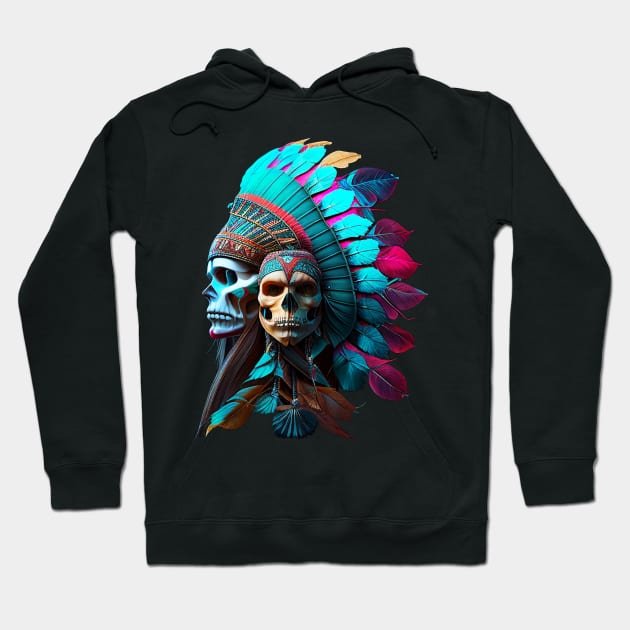 Soul of the Native American Hoodie by VANITAS CONSTANTIN